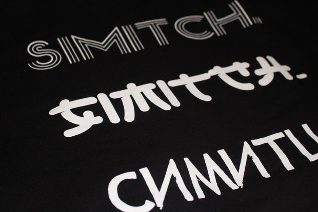 Hoodie Black Simitch typo